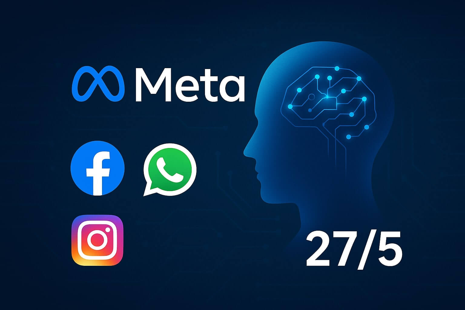 Instagram, Whatsapp, Facebook: Meta va utiliser tes données pour nourrir son IA le 27 mai? - 1 - Sécurité Meta risk - Sécurité