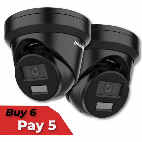Hikvision DS-2CD2346G2H-IU(2.8MM) - Bundle Buy 6/Pay5 - 4MP (Black)