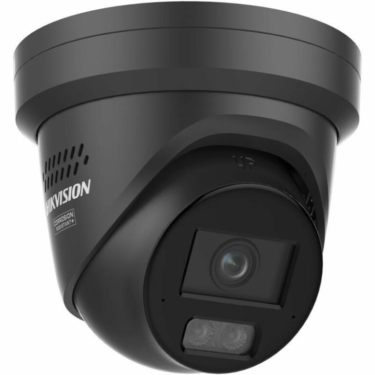 Hikvision 8 MP Smart Hybrid Light Fixed Turret Camera (2.8mm, Black)