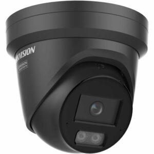 Hikvision 8 MP Smart Hybrid Light Fixed Turret Camera (Black)